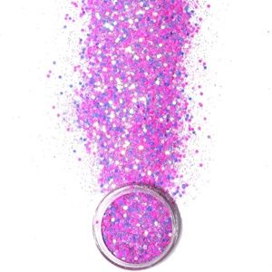 Pink and Purple Iridescent Cosmetic Glitter